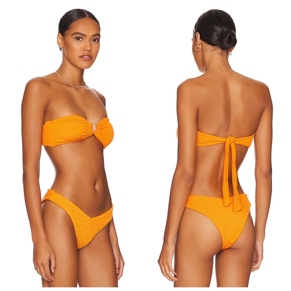 WeWoreWhat U Ring Bandeau Top Delilah Bottoms Bikini